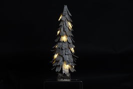 DKD Home Decor Árbol Navidad Alpina Natural Gris 22 x 51 x 22 cm