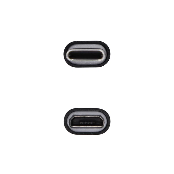 Aisens Mini Adaptador USB-C Macho a Micro-USB Hembra Negro A108-0414 Aisens Mini Adaptador USB-C Macho a Micro-USB Hembra Negro A108-0414