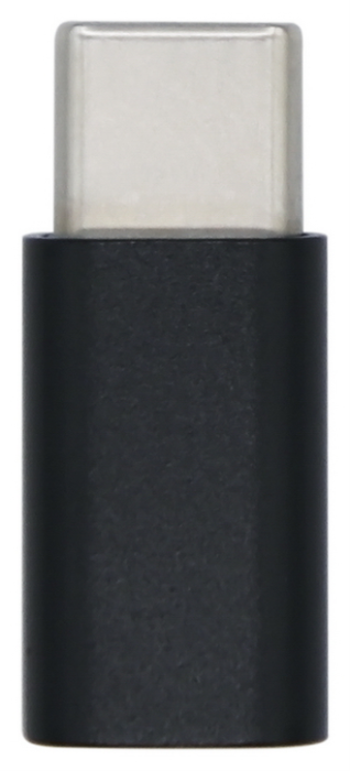 Aisens Mini Adaptador USB-C Macho a Micro-USB Hembra 2.0 Negro