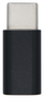 Aisens Mini Adaptador USB-C Macho a Micro-USB Hembra 2.0 Negro