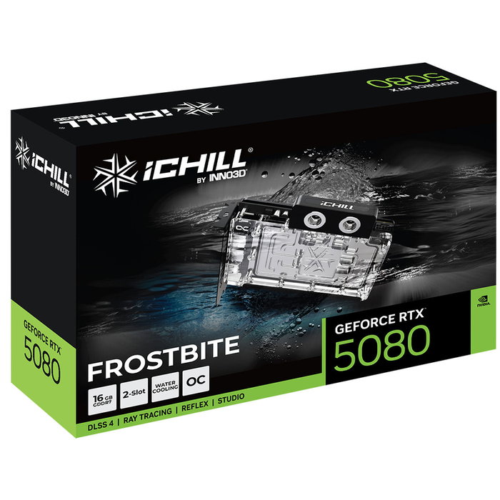 Inno3D GeForce RTX 5080 iCHILL FROSTBITE 16GB GDDR7