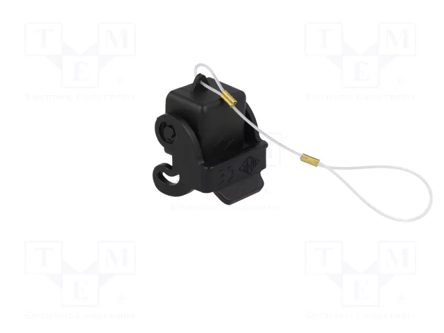 ILME Tapa de protección CK 21x21mm negra