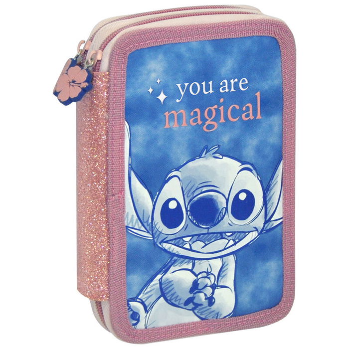 KIDS LICENSING Plumier Stitch Disney Triple 14x20x5cm