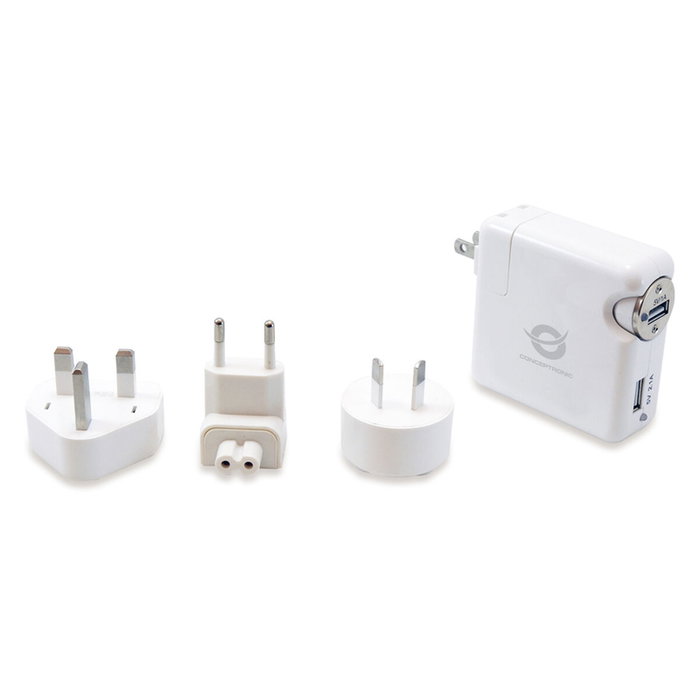 Conceptronic Kit Cargador de Viaje Universal - Cargador USB de Pared y para Coche 5V 2A Conceptronic Kit Cargador de Viaje Universal - Cargador USB de Pared y para Coche 5V 2A