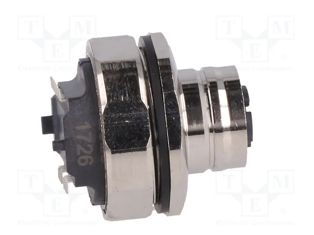 HARTING Conector M12 Hembra 8 Pines PoE Cat 6a Recto