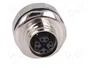 HARTING Conector M12 Hembra 8 Pines PoE Cat 6a Recto