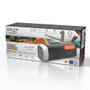 Adler Radio Emergencia AD 1920 con Linterna LED 4W, Solar y Manivela, Powerbank 4500 mAh, Bluetooth 5.0, FM/AM/SW