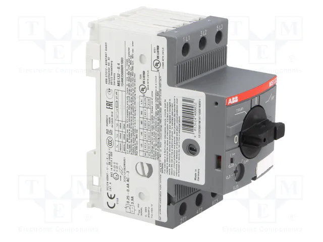 ABB MS132-0.4 Interruptor motorizado de 0,09kW 208÷690VAC