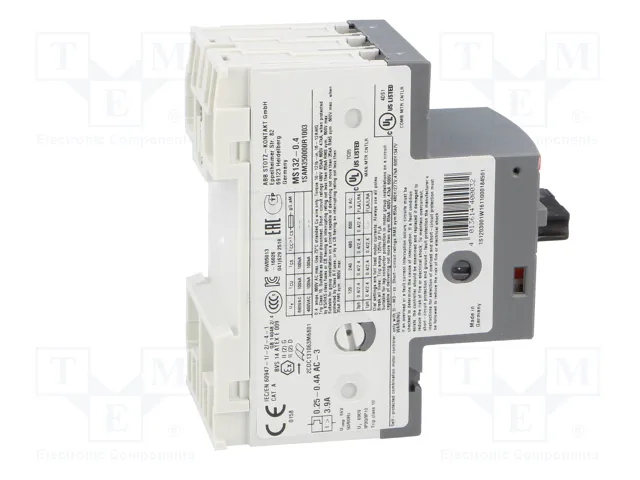 ABB MS132-0.4 Interruptor motorizado de 0,09kW 208÷690VAC
