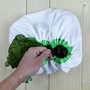 Cook Concept Bolsa para Lechuga, Centrifugadora de Microfibra, Reutilizable, Lavable, Absorbente, 45x0.3 cm