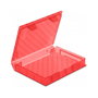 DeLOCK Caja de protección para 2.5'' HDD/SSD Rojo 18370