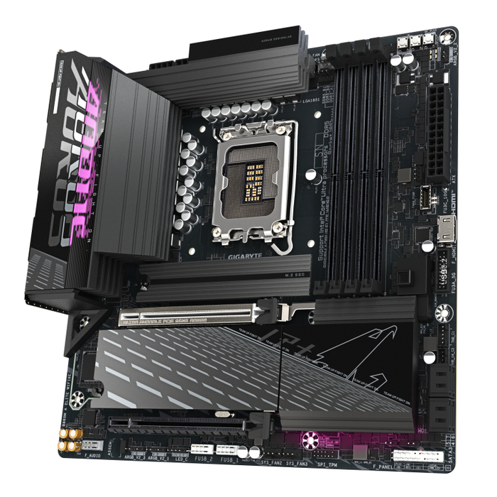 GIGABYTE B860M AORUS ELITE WIFI6E Placa Base Intel B860 LGA 1851 DDR5 Micro ATX