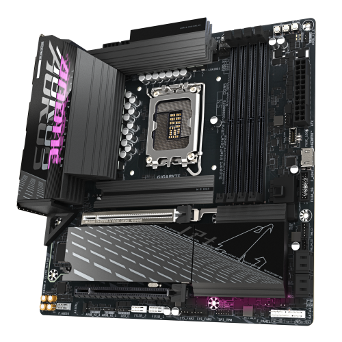 Gigabyte Placa Base B860M AORUS ELITE WIFI6E - CPUs Intel Core Ultra, DDR5 9200MHz, WiFi 6E, Thunderbolt