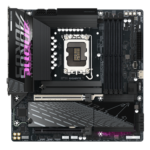 Gigabyte Placa Base B860M AORUS ELITE WIFI6E - CPUs Intel Core Ultra, DDR5 9200MHz, WiFi 6E, Thunderbolt