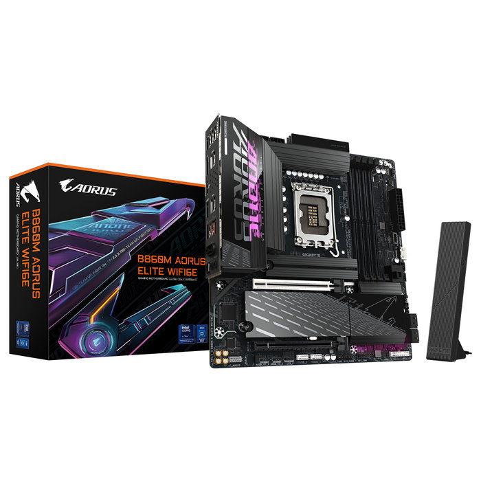 GIGABYTE B860M AORUS ELITE WIFI6E Micro ATX LGA 1851 DDR5
