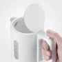 SEVERIN WK3462 Hervidor Eléctrico de Viaje 0,5L, 1100W, Libre de BPA, 2 Tazas + 2 Cucharas, Blanco