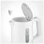 Severin WK3462 Hervidor de viaje 0,5 L Blanco, libre de BPA con 2 tazas y 2 cucharas