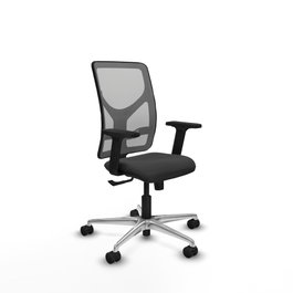 PIQUERAS Y CRESPO Silla de oficina Motilla con Mecanismo Sincro, Gris