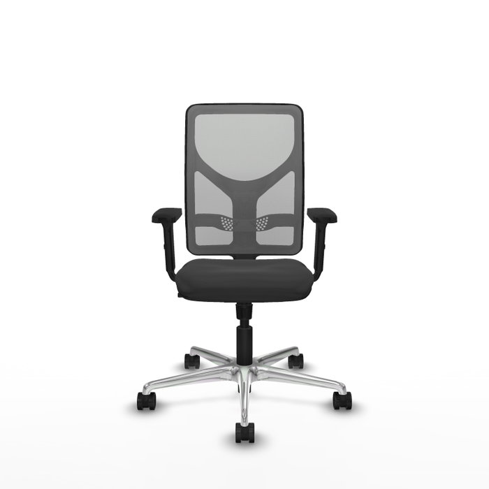 PIQUERAS Y CRESPO Silla de oficina Motilla con Mecanismo Sincro, Gris