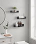 Moblekit Set de 3 Estantes ISAR Negro