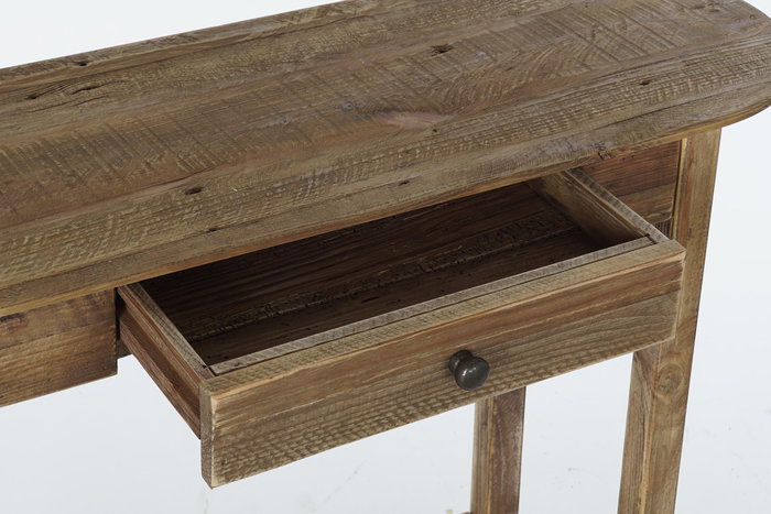 DKD Home Decor Consola de Madera Reciclada Natural 95x35x76
