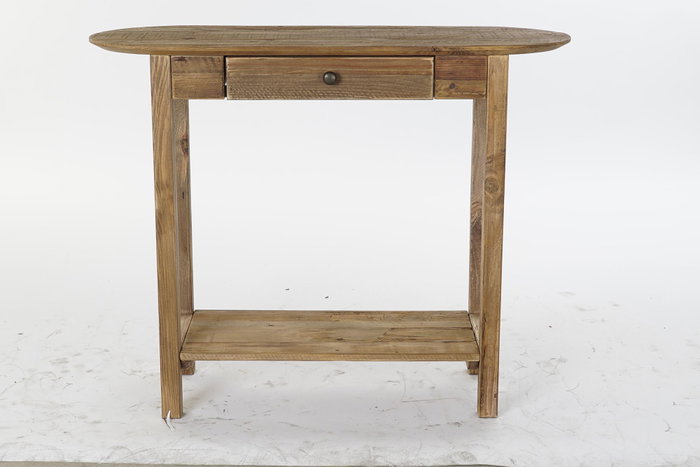 DKD Home Decor Consola de Madera Reciclada Natural 95x35x76