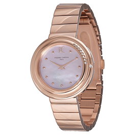 Pierre Cardin CF.1010.MR.1 Reloj de Mujer Dorado con Esfera Rosa