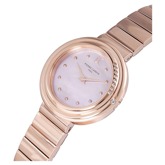 Pierre Cardin CF.1010.MR.1 Reloj de Mujer Dorado con Esfera Rosa