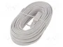 GOOBAY Cable telefónico RJ11 y TAE F de 10m