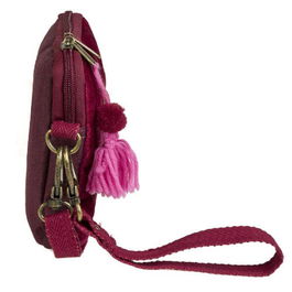 Coquette Bolso Pequeño Coquette 16017090700 Terciopelo Fucsia 24 x 16 x 2.4 cm