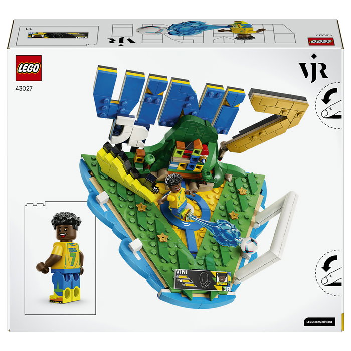 LEGO Editions Vini Jr.: Fenómenos del Fútbol 43027 LEGO Editions Vini Jr.: Fenómenos del Fútbol 43027