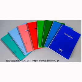 Zorrilla Cuaderno Espiral Folio 80H 90gr 5x5 T-Pp Colores Surtidos (Set de 8) (Set de 8)