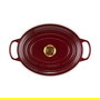 Le Creuset 21178319494441 Signature Roaster Oval, 6.3 L, Rojo Rhone, Hierro Fundido Esmaltado, Apta para Inducción y Lavavajillas