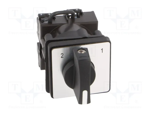 Schneider Electric Interruptor de Leva 12A 2-0-1 Negro