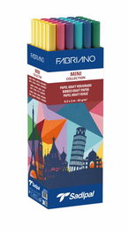 SADIPAL Papel de Embalar Kraft Rollo Mini 0,5 x 2 m Expositor de 30 unidades
