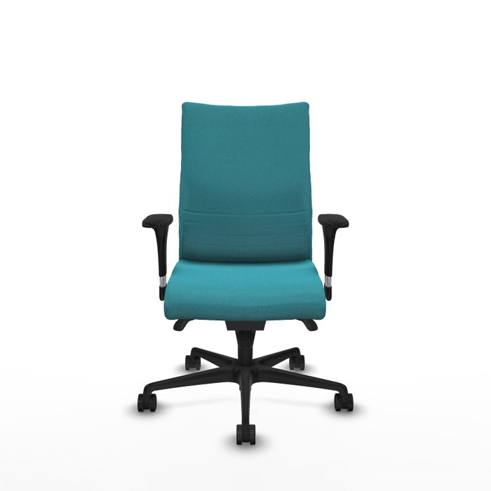 PIQUERAS Y CRESPO Silla Albacete Confidente con Mecanismo Sincro, Tela Turquesa, Base Nailon Negra, Brazos 1D PIQUERAS Y CRESPO Silla Albacete Confidente con Mecanismo Sincro, Tela Turquesa, Base Nailon Negra, Brazos 1D