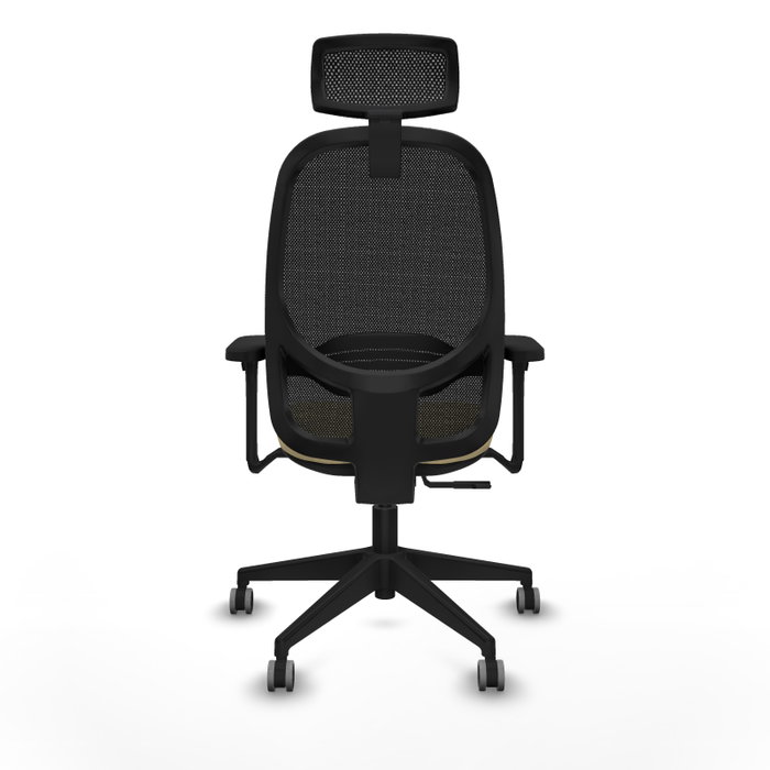PIQUERAS Y CRESPO Silla de oficina Cilanco con mecanismo Sincro, Crema y Negro PIQUERAS Y CRESPO Silla de oficina Cilanco con mecanismo Sincro, Crema y Negro