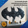 LEGO 76330 DC Batman Logotipo de Batman Set Coleccionable con 678 Piezas, 2 Minifiguras y Símbolo para Montar o Colgar para +12 Años