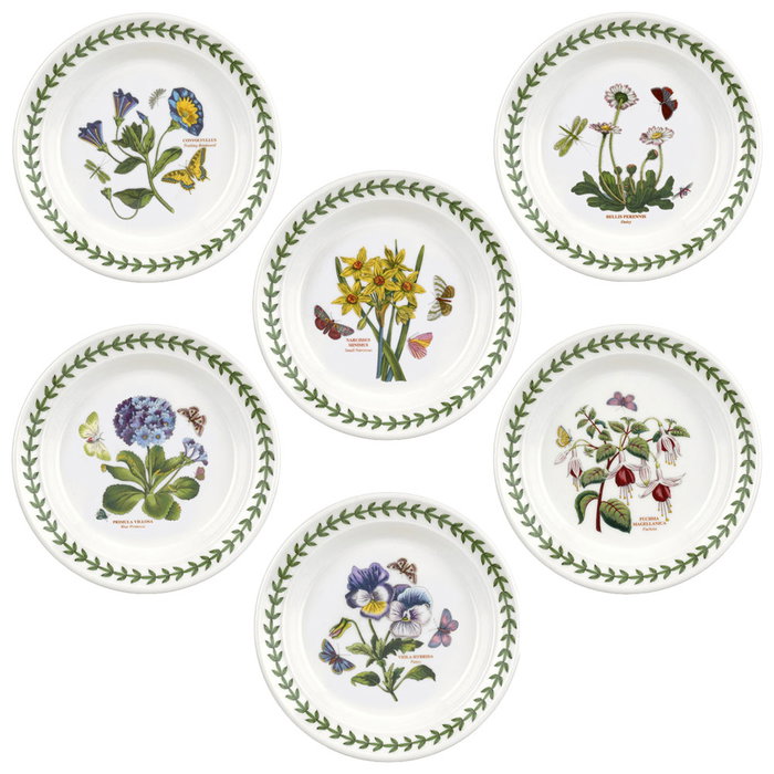 Portmeirion Plato Pastas Botanic Garden Diámetro 16,5 cm (6 Unidades)