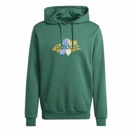 Sudadera con Capucha Hombre Adidas Codes Graphic Verde