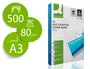 Q-connect copy Papel Fotocopiadora Economy Din A3 80 Gramos Paquete 500 Hojas Certificado PEFC