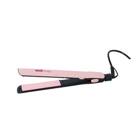 Wad Professional Beauty Plancha Kaya Rosa con Placas de Cerámica, Temperatura 220°C, Calentador PTC Doble, Cable Giratorio