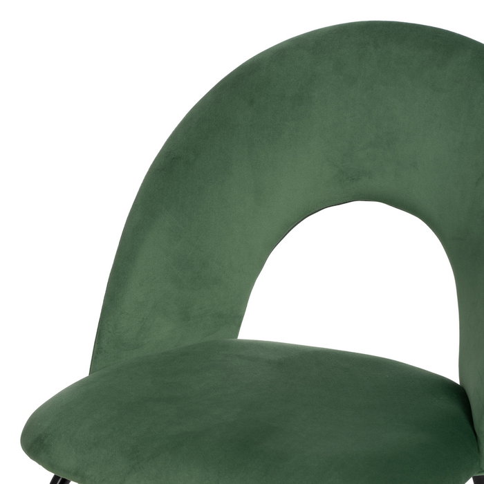Silla Verde Tejido-Metal Contract 49 X 60 X 81 cm (Set de 4)
