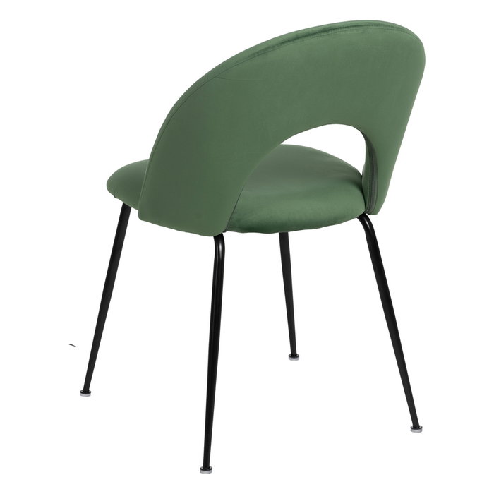 Silla Verde Tejido-Metal Contract 49 X 60 X 81 cm (Set de 4)