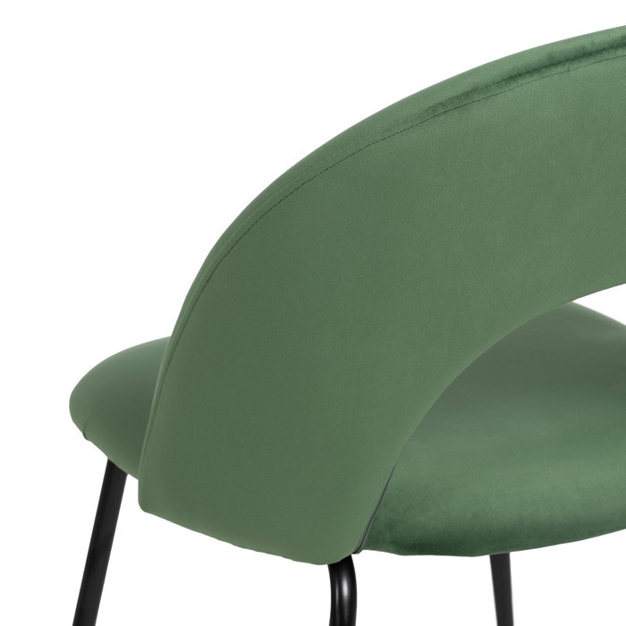 Silla Verde Tejido-Metal Contract 49 X 60 X 81 cm (Set de 4)