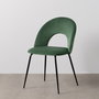Silla Verde Tejido-Metal Contract 49 X 60 X 81 cm (Set de 4)
