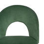 Silla Verde Tejido-Metal Contract 49 X 60 X 81 cm (Set de 4)