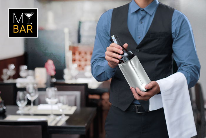 My Bar Enfriador Botellas Vino/Champagne 22x17x2 cm (24 Unidades)