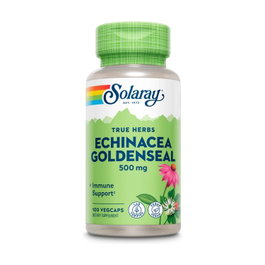 Solaray Echinacea Goldenseal 500 mg 100 cápsulas vegetales