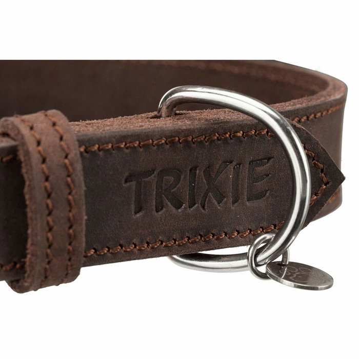 Collar para Perro Trixie Rustic Marrón oscuro L 48-56 cm Collar para Perro Trixie Rustic Marrón oscuro L 48-56 cm